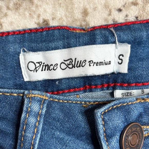 NWT Vince Blue Flare Wide Leg Jeans Size Small - Picture 7 of 8